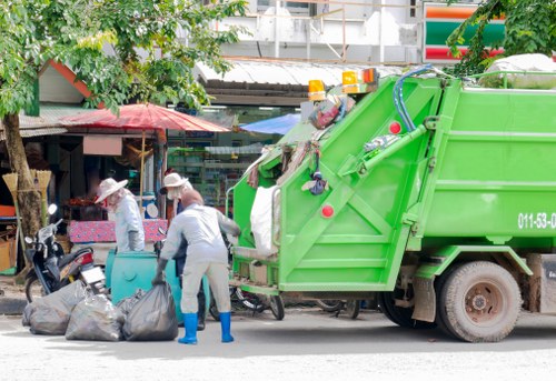 Professional house clearance services in action